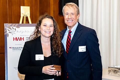 Rep. Traci Koster and Michael A. Bedke.