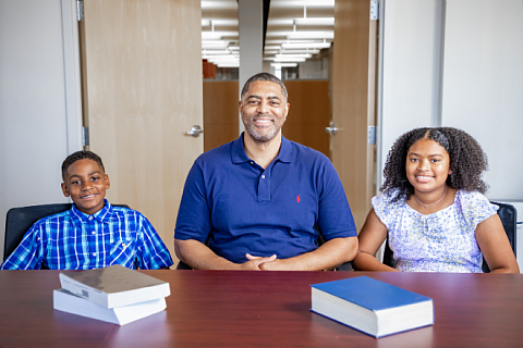 William and family